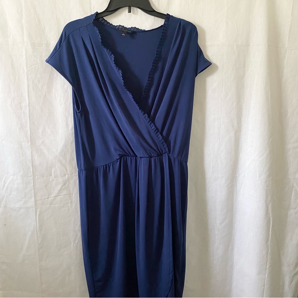 Banana Republic Navy Blue Wrap Dress